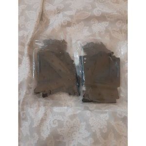 16 PCS Black T Hinge With Mounting Screw